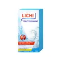 LICHI toilet cleaning effervescent tablets box packaging, main view showing 16 tablets inside. - High-Efficiency Version / 16 Pieces/Pack