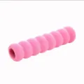 Pink foam door handle cover non-slip anti-collision protector for home bedroom window. - Pink