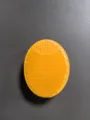 Gelbe Silikon Babybürste, weiche Gesichtsreinigungsbürste für die tägliche Babypflege. - Lose Verpackung / Gelb