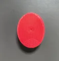 Baby siliconen shampoo borstel hoofdhuid massager zachte haren bad doucheborstel kids. - Los verpakt / Rood