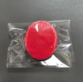 Rode siliconen gezichtsreinigingsborstel zachte haren baby bad massageborstel set - OPP Zak / Rood