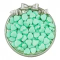 Acrylic heart loose beads mint green DIY bracelet jewelry making accessories crafting supply - Green