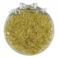 Gold open jump rings detail shot, premium metal connection rings for DIY jewelry making and crafts. - 0.7*4mm (200 Pcs/Pack) / Gold