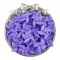 20mm purple acrylic pinwheel beads loose charms for DIY handmade bracelets jewelry making accessories. - Purple