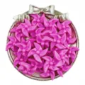 20mm acrylic pinwheel beads dopamine loose beads for DIY bracelet jewelry making accessories - Rose Red