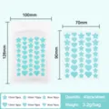 Hydrocolloid acne patch star and heart shape cyan blemish cover invisible pimple stickers - 40 Pcs (Stars & Hearts), Teal, Paper-Plastic Bag