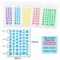 Star heart hydrocolloid acne patch blemish cover invisible pimple patches 52 pieces. - Star and Heart Mix / 52 Count (Paper-Plastic Bag) / Pink