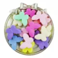 20x27mm acrylic butterfly large-hole beads diy handmade bracelet jewelry accessories set - Random Mixed Colors