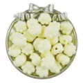 Acrylic white cat paw beads 18x16mm horizontal hole for DIY handmade bracelet necklace - 10 Pieces/Pack / Beige
