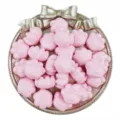 Pink acrylic cat paw beads detail, 18x16mm cute charm for DIY jewelry making and bracelets. - 10 Pieces/Pack / Pink