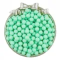 Acrylic solid round beads 6/8mm loose beads handmade DIY jewelry accessories - 6mm 100 Pieces/Pack / Green