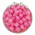 14mm pink acrylic jelly star beads, large hole loose charms for handmade DIY jewelry bracelets making. - 30 Pieces/Box (14mm) / Rose Red