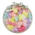 22mm Acrylic Jelly Heart Beads Colorful Loose Beads for DIY Bracelets Jewelry Making Accessories - 22mm, 10 pcs/pack / Random Mixed Colors