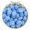 Acrylic blue cat paw beads loose charms for DIY jewelry making accessories 18x16mm - 10 Pieces/Pack / Blue