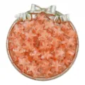 15mm Acrylic Star Beads DIY Handmade Bracelet Jewelry Accessories Detail Flat Lay View. - 20 Pieces/Pack / Orange