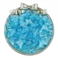 Perline acriliche trasparenti blu a farfalla per gioielli fatti a mano collane bracciali dettaglio. - 50 Pezzi/Pacchetto / Blu