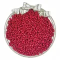 Red glass seed beads for DIY jewelry making, 2mm 3mm 4mm small loose spacer beads for bracelets. - Red