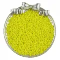 Small yellow glass seed beads for DIY handmade bracelets, necklaces, and jewelry accessories. - Light Yellow