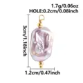 Natürliche Süßwasser Barock Perle Anhänger unregelmäßige DIY Schmuck Zubehör Gold Perlen - Naturperle