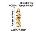Gold puffed heart pendant detail showing precise dimensions, 1.7cm height and 0.5cm width. - Vertical Heart Style (S3521-G)