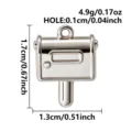Edelstahl Vintage Briefkasten Anhänger Silber 3D Charms für DIY Schmuckherstellung. - Briefkasten (B299-S)