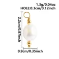 Irregular natural freshwater pearl pendant DIY handmade bracelet necklace jewelry accessory - B3 Style