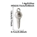 Edelstahl 3D Mikrofon Anhänger DIY Schmuck Charm Zubehör mit genauen Maßangaben. - Mikrofon (B335-S)