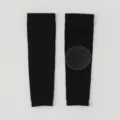 Black sports knee sleeves breathable compression knee brace for running and cycling fitness - One Size / Black