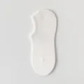Calzini invisibili a taglio basso da donna, calzini corti estivi in cotone mesh traspirante. - Taglia unica / Bianco