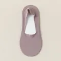 Calzini invisibili in seta di ghiaccio da donna, estivi sottili antiscivolo corti. - Taglia unica / Viola