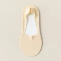 Women thin ice silk invisible boat socks nude anti-slip shallow mouth summer short socks - One Size / Nude