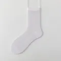 Donne estate sottile traspirante bianco rete calze a metà tubo elegante stile balletto casual - Taglia unica / Viola chiaro