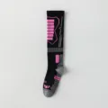 Calze da sci alte da uomo, calze sportive da alpinismo all'aperto calde e traspiranti. - Taglia unica / Nero Rosa