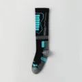 Calze da sci alte da uomo professionali, traspiranti, asciugatura rapida, calze sportive. - Taglia unica / Blu nero