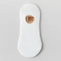 Calze invisibili basse bianche da donna in cotone sottile e traspirante estive - Taglia unica / Bianco
