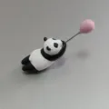 Süßer Panda Ballon Harz Kühlschrankmagnet, schöner Cartoon Tier Dekoration Aufkleber - Heilender Ballon-Panda (11)