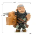 Detailed view of the cute Journey to the West Sha Seng resin figurine toy, compact micro decor. - Sha Wujing (Sandy)