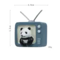 Simpatico Calamita Frigo Panda TV in Resina Adesivo Magnetico per Decorazione Casa - Televisione Panda / Con Calamita