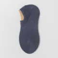 Calzini invisibili estivi grigio scuro da uomo, variante in morbido cotone - Taglia unica / Blu Notte