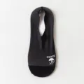 Herren Sommer Eisseide Mesh unsichtbare Bootssocken mit Baumwollsohle, atmungsaktiv, rutschfest. - Einheitsgröße / Schwarz