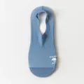 Herren Sommer Eisseide unsichtbare Bootssocken atmungsaktives Netz rutschfest duenne Socken - Einheitsgröße / Blau