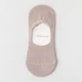 Men's breathable mesh invisible boat socks, summer thin low cut no-show socks for daily wear. - Khaki