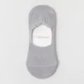 Men's breathable mesh invisible boat socks, summer thin anti-slip short cotton socks - Light Gray