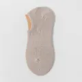 Men's low-cut invisible socks, khaki summer breathable no-show socks for daily wear. - One Size / Khaki