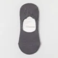 Men's invisible boat socks summer mesh breathable low cut anti-slip short cotton socks - Dark Gray