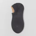 Men's low-cut invisible socks summer thin breathable anti-slip solid color dark grey short socks - One Size / Dark Gray