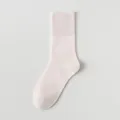 Comode calze da donna, materiale in cotone morbido, design sottile e traspirante per uso quotidiano. - Taglia unica / Rosa