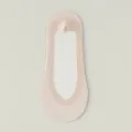 Summer anti-slip ice silk shallow cut invisible women socks low cut no show boat socks - One Size / Light Pink
