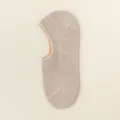 Women invisible boat socks thin summer low cut anti slip breathable cotton socks nude - One Size / Khaki
