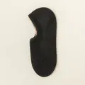 Women black no-show socks thin summer shallow mouth anti-slip silicone cotton socks breathable - One Size / Black